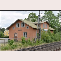 Aneby station den 11 juni 2018. Foto: Bengt Gustavsson. 