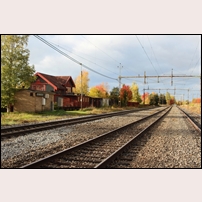 Sävast station den 26 september 2018. Foto: Bo-Lennart Jonsson. 