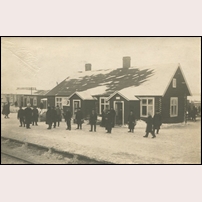 Karungi provisoriska station omkring 1913. Foto: Mia Green, Haparanda. 