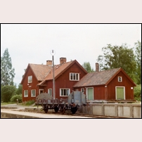 Älvho station 1970-1972. Bild från Järnvägsmuseum. Foto: Okänd. 