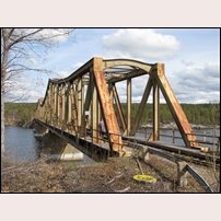 Bron över Stora Lule älv 2012, fotoriktning mot norr. Foto: Jöran Johansson. 