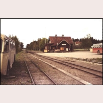 Alunda station 1961 eller 1962. Foto: Jöran Johansson. 