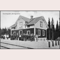 Granbergsdal nya station, byggd 1911.  Foto: Okänd. 