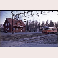 Boden Södra station den 8 maj 1975. Foto: Per Niklasson. 