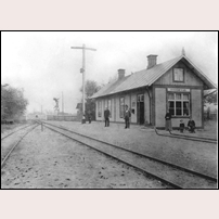 Svennevad station 1903. Bild från Järnvägsmuseet. Foto: J. Fröberg. 