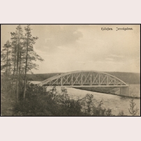 Kalixfors gamla bron okänt år.  Foto: Okänd. 