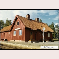 Pålberget hållplats 1968 - 1969. Bild från Järnvägsmuseet. Foto: Okänd. 