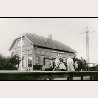 Fjälie station 1912. Bild från Järnvägsmuseet. Foto: Okänd. 