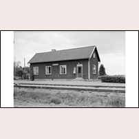Bäreberg station 1950. Bild från Järnvägsmuseet. Foto: O. Lilljeqvist. 