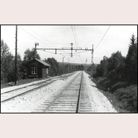 Byvattnet militärmötesplats okänt år. Bild från Järnvägsmuseet. Foto: Okänd. 