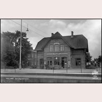 Tollarp nya station, eller åtminstone nyaste, 1930. Vykort från Pressbyrån. Foto: Okänd. 