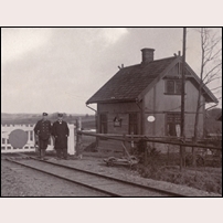 13 Sollebrunn 1903. Delförstoring av föregående bild. Foto: Okänd. 