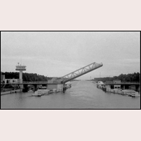 Klaffbron sedd från norr 1963. Foto: Finn Johannessen. 