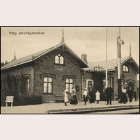 Viby station på 1910-talet. Bild från Järnvägsmuseet. Foto: A. Roth. 