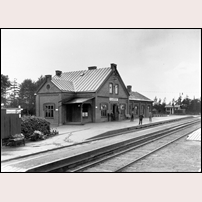 Klågerup station okänt år. Bild från Järnvägsmuseet. Foto: Albert Wilhelm Rhamn. 