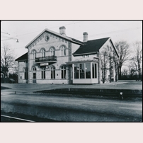 Kattarp station 1938. Bild från Järnvägsmuseet. Foto: Okänd. 