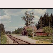 Nitta hållplats 1968 - 1969. Bild från Järnvägsmuseet. Foto: Okänd. 