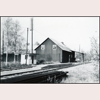 Kroksbo hållplats på 1950- eller 1960-talet. Bild från Järnvägsmuseet. Foto: Okänd. 