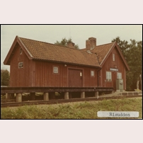 Risudden station 1968-1969. Bild från Järnvägsmuseet. Foto: Okänd. 