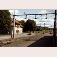 Tanum station den 17 augusti 1981. Foto: Jöran Johansson. 