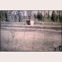 Born hållplats 1960. Bild från Järnvägsmuseet. Foto: Okänd. 