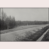 Skarprådet lastplats 1934, samma år som den öppnades. Bild från Järnvägsmuseet. Foto: Okänd. 