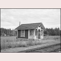 Högåsen hållplats omkring 1968. Bild från Järnvägsmuseet. Foto: Lennart Welander. 