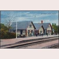 Grevie station på 1910-talet. Okänt vykort, bild från Järnvägsmuseet. Foto: A. Ohrlander. 