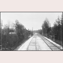 Granstanda station något av första åren av 1900-talet. Bild från Järnvägsmuseet. Foto: Okänd. 