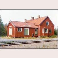 Glissjöberg station 1970-1971. Bild från Järnvägsmuseet. Foto: Okänd. 