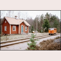 607 Lövlund den 26 april 1995. Bild från Järnvägsmuseet. Foto: Bo Gyllenberg. 
