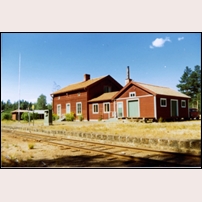 Vimo station 1971 - 1972. Bild från Järnvägsmuseet. Foto: Okänd. 