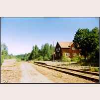 Vimosågen station 1971 - 1972. Bild från Järnvägsmuseet. Foto: Okänd. 
