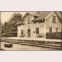 Ställberg station okänt år. Bild från Järnvägsmuseet. Foto: Okänd. 