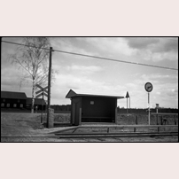 Guttsta hållplats 1941. Bild från Järnvägsmuseet. Foto: Okänt. 