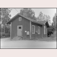 Höje station 1959. Bild från Järnvägsmuseet. Foto: Sven Ove Lundberg. 