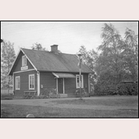 Källstad håll- och lastplats på 1940-talet. Bild från Järnvägsmuseet. Foto: Okänd. 