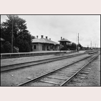 Tureberg station omkring 1920. Bild från Järnvägsmuseet. Foto: Okänd. 