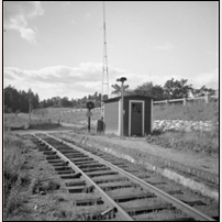 Klevbrinken hållplats 1966 (årtalet osäkert). Bild från Järnvägsmuseet. Foto: Sven Ove Lundberg. 