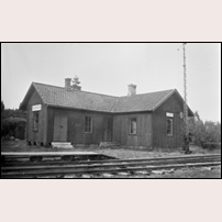 Älmås håll- och lastplats 1946. Bild från Järnvägsmuseet. Foto: Sven Ove Lundberg. 