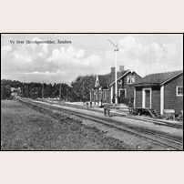 Ätrafors station omkring 1920. Okänt vykort. Foto: A.Ohrlander. 