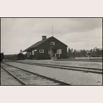 Apokätno station okänt år. Bild från Järnvägsmuseet. Foto: Okänd. 