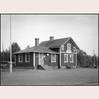 Tandö station på 1920-talet. Bild från Järnvägsmuseet. Foto: Georg Renström. 