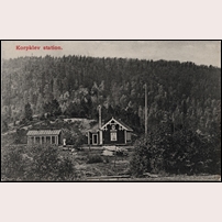 Korpklev station 1902. Okänt vykort. Foto: Okänd. 