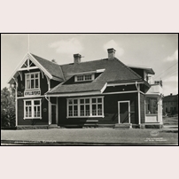 Kvillsfors station på 1950-talet. Vykort från från Järnvägsmuseet. Foto: Leif Wirén. 