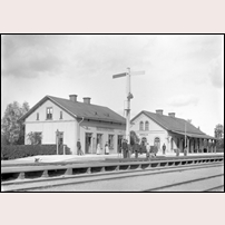 Ervalla station 1892. Bild från Järnvägsmuseet. Foto: Harald Eriksen. 