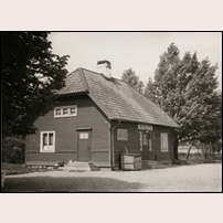 Revelsta hållplats i maj 1959. Bild från Järnvägsmuseet. Foto: Bo Gyllenberg. 