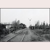 Kittlakull lastplats någon gång mellan 1940 och 1960. Bild från Järnvägsmuseet. Foto: Okänd. 
