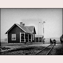 Fagerlid station 1910. Bild från Västergötlands museum. Foto: Erik Rud. 