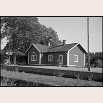 Härsjön station 1969. Bild från Järnvägsmuseet. Foto: Sven Ove Lundberg. 